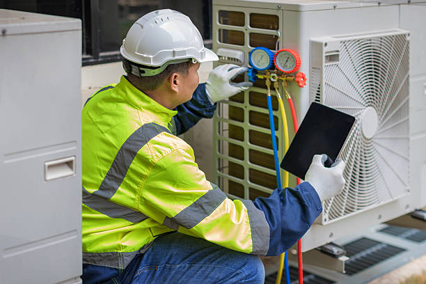 Professional Hvac technician working in Madison, OH